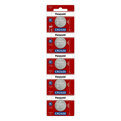 Batería de Litio Tipo Moneda / 3V / 620 mAh / CR2450 / Operación -30°C a +60°C / Vida Útil 10 Años | SIERRA STORE