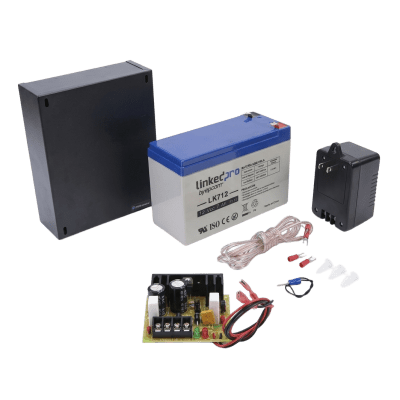 Fuente de Alimentación para Control de Acceso / 12 VCC 1A / Supresión de Voltaje 110-130 VCA / Batería de Respaldo 7 Ah / Uso en | SIERRA STORE