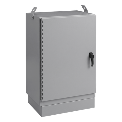 Gabinete para Exterior Tipo 4X Doble Puerta / Aluminio Soldado / 30 x 30 x 44 pulgadas / IP66 / Aislamiento Térmico / Gris RAL 7035 | SIERRA STORE