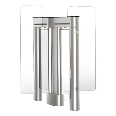 Torniquete Óptico Doble Central / Hojas de Cristal 35" / Serie Supervisor 5000 / 91 kg / 65 W | SIERRA STORE