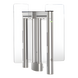 Torniquete Óptico Doble Central / Hojas de Cristal 35" / Serie Supervisor 5000 / 91 kg / 65 W | SIERRA STORE
