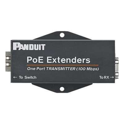 PANDUIT POEXTX1 - Extensor PoE/PoE+ / 610 m (2000 ft) / 10/100 Mbps / Cat5e/Cat6 / -40°C a 70°C / RJ45 | SIERRA STORE