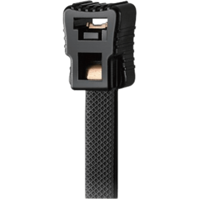 Cinchos de Nylon Armables a la Medida / Cinta Continua de 15 m para Cortar a la Longitud Requerida / Incluye 25 Cabezales / Color Negro | SIERRA STORE