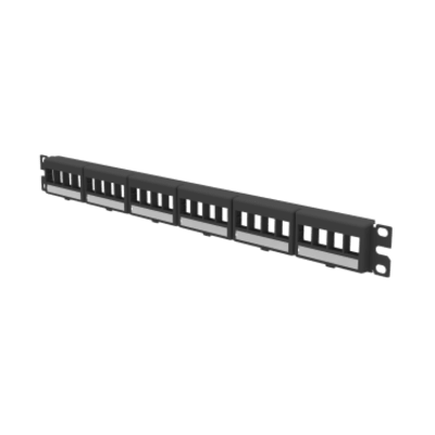 PANDUIT NKFPL24 - Panel de Parcheo Modular Keystone (Sin Conectores) con Placas de Acceso Frontal, de 24 Puertos, Espacio Para | SIERRA STORE