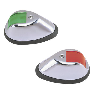 Luces de Navegación / Rojo/Verde / 2 MN USCG / 12 VCD / Embarcaciones Hasta 20 m (65.6 ft) / Bronce Cromado | SIERRA STORE