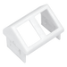 SIEMON CTE-MXA-02-02 - Adaptador de Placa de Pared / 2 Salidas / Angulado / Compatibilidad TERA y UTP MAX / Blanco | SIERRA STORE