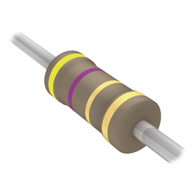 Resistencia Axial / Película de Carbón / 4.7 Ohm / 1/4W / 5% / -55°C a +155°C | SIERRA STORE