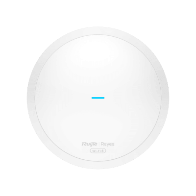 Punto de acceso Wi-Fi 6 para interior en techo hasta 1.77 Gbps doble banda 802.11ax MU-MIMO 2x2 - RUIJIE