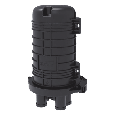 Caja de Distribución de Fibra Óptica Vertical Tipo Domo / 48 Empalmes / IP68 / Exterior / 5-14 mm | SIERRA STORE
