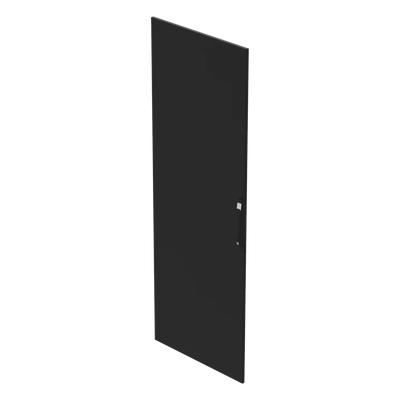 Puerta Sólida para Rack Servidor / 2000x700 mm (78.7x27.6 in) / Acero Negro RAL 9005 / cUL Listed / EIA RS-310-D | SIERRA STORE
