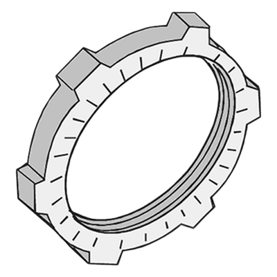Contratuerca Metálica / Zamac / 3/4" (19 mm) / Acabado Metálico / Uso Industrial | SIERRA STORE
