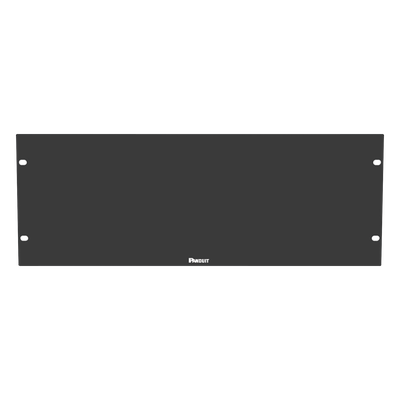 PANDUIT DPFP4 - Tapa Ciega para Rack / 19in / 4UR / Acero / Plano / Negro / 1.58 x 0.58 ft | SIERRA STORE