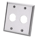 PANDUIT IAEFP2-2G - Placa de Pared Doble Industrial / 2 Puertos / Acero Inoxidable / 4.59x4.5x0.16 in / Montaje Vertical | SIERRA STORE