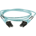 PANDUIT FX2ERLNLNSNM035 - Jumper de Fibra Optica Multimodo 50/125 OM3, LC-LC Duplex, OFNR (Riser), Color Aqua, 35 Metros (114.83 Pies) | SIERRA STORE