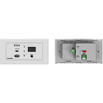 Codificador AVoIP Wall Plate | 4K60 4:2:0 HDR10 | Red 1G | Entradas HDMI y USB-C | PoE | Control Web y API | Puerta de enlace RS232 y | SIERRA STORE