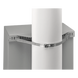 Kit de Montaje en Poste / Acero Dulce / Postes 76-305 mm (3-12 in) / Gabinetes 508 mm (20 in) / ANSI 61 Gris | SIERRA STORE