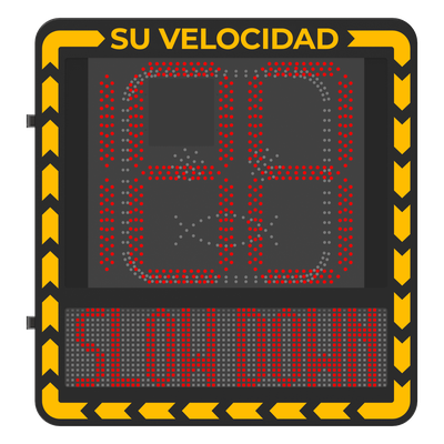 HIKVISION YJP7681-188-R - Radar Medidor de Velocidad / Onda Milimétrica 60-62 GHz / Detección 100 m (328.1 ft) / 32 Objetivos / | SIERRA STORE