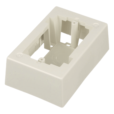 PANDUIT JB1IW-A - Caja de Pared Superficial / ABS Resistente / 5.09 x 3.34 x 1.75 in / Salidas 1/2, 3/4, 1 in / Blanco Mate | SIERRA STORE