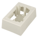 PANDUIT JB1IW-A - Caja de Pared Superficial / ABS Resistente / 5.09 x 3.34 x 1.75 in / Salidas 1/2, 3/4, 1 in / Blanco Mate | SIERRA STORE