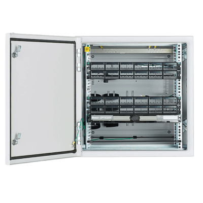 PANDUIT ZDF242430 - Gabinete Industrial de Montaje en Pared / 12 UR / NEMA 4/4X/12 IP66 / Carga 250 lb (113.4 kg) / Acero Bajo en | SIERRA STORE