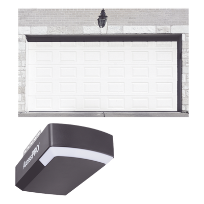 ACCESSPRO KIT-GAR97SC - Kit de Puerta de Garage / 9x7 Pies (2.74x2.13 m) / Aislada / Motor DC 1/2 HP / 127 VCA / Operador FS1000APPRT | SIERRA STORE