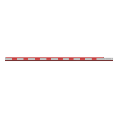 HIKVISION 307500812 - Brazo Recto para Barrera de Acceso / Aluminio Octogonal / 4 m (13.1 ft) / Iluminación LED Rojo-Verde / Perfil | SIERRA STORE