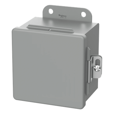 Gabinete de Bisagra Continua CH / NEMA Tipo 12 / 16 x 14 x 6 in (406 x 356 x 152 mm) / Acero Dulce / Gris ANSI 61 / Abrazaderas | SIERRA STORE