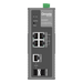 Switch Industrial Easy Managed / 6 Puertos Gigabit / 4 PoE (1× PoE++ 60W + 3× PoE+ 30W) / 120W PoE Budget / 2 SFP / IP40 / -40°C a | SIERRA STORE