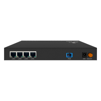 ONU Dual EPON/GPON / 4 Puertos PoE 802.3af/at Gigabit / 1 Puerto SC/UPC / Chasis Metálico / Triple Play | SIERRA STORE