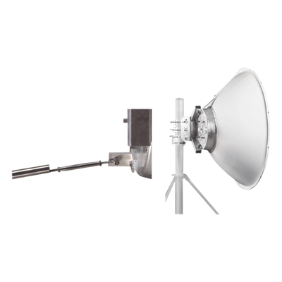 Antena parabólica 4 ft para radio B11, ganancia de  41 dBi, conector guía de onda, 10.1-11.7 GHz, 1.2 m, incluye montaje | SIERRA STORE