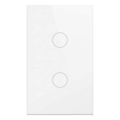 Interruptor Inteligente / 2 Circuitos / ZigBee / 100-250V / 800W por Canal / 120 mm (4.72 in) | SIERRA STORE