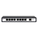 Switch PoE / 100 Metros PoE / 8 puertos 802.3af/at ( 132.5 W ) 10/100Mbps + 1 puerto Uplink | SIERRA STORE