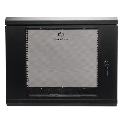 Gabinete de Pared 9U / Cristal Templado / 455 mm Profundidad (1.49 pies) / Acero Reforzado | SIERRA STORE