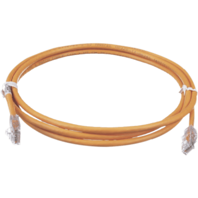 PANDUIT UTPSP1ORY - Cable de Parcheo UTP Cat6 / 24 AWG / 1 Pie (0.3 m) / Clasificación CM / 2500 Ciclos / 50 µm Oro | SIERRA STORE