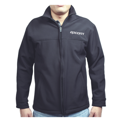 EPCOM CHAMEPCHNXS - Elegante Chamarra para Caballero Color Negro Fabricada en Poliéster Dry Fit Impermeable | SIERRA STORE