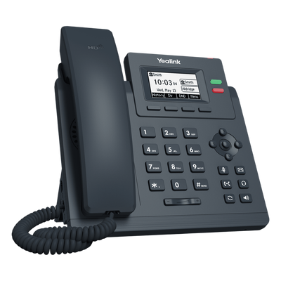 Teléfono IP Empresarial / 2 Líneas SIP / Pantalla LCD 2.3" / Dual Puerto Gigabit / PoE / Voz HD / Conferencia 5 Vías | SIERRA STORE