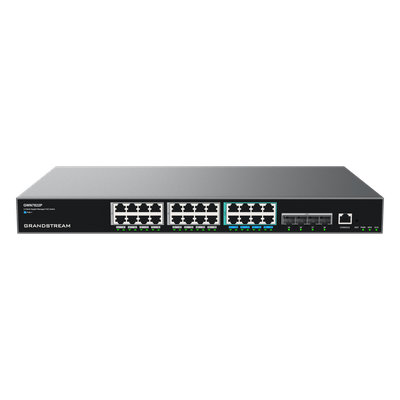 Switch PoE Multigigabit Capa 3 / 24 Puertos PoE (16x 1G, 8x 2.5G) / 4x SFP+ / PoE++ 60W / Stacking 4 Unidades / IPv6 | SIERRA STORE