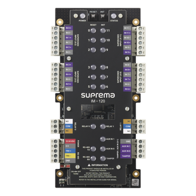Módulo de Supervisión / 12 Entradas Supervisadas / 2 Relevadores / Conexión en Cascada RS485 / 31 Unidades | SIERRA STORE