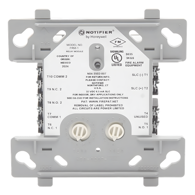 Módulo de Relevador Direccionable / 2 Contactos Secos Form-C / Protocolo FlashScan / Direccionamiento 01-159 / Alimentado por Lazo SLC | SIERRA STORE