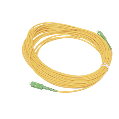 Jumper de Fibra Óptica / Monomodo G.652D / SC/APC-SC/APC / Simplex / 10 m (32.81 ft) / Forro 3 mm | SIERRA STORE