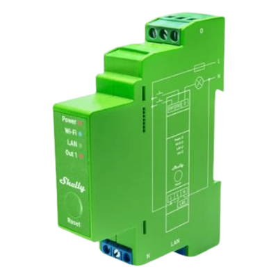 Regulador Inteligente DIN / 1 Canal / Atenuación Progresiva / Medición de Potencia / Wi-Fi 2.4 GHz / Bluetooth / Ethernet / 110-240V | SIERRA STORE