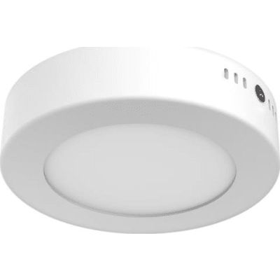 Plafón LED 12 W / Ø 160 mm (6.3 in) / 800 lm / Luz de día 6500 K / Aluminio / Ángulo 100° / IRC 80 / 15,000 h / NOM-003 | SIERRA STORE