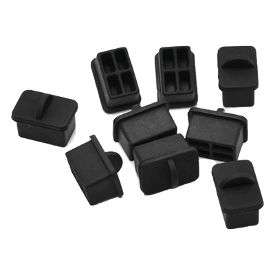 LINKEDPRO BY EPCOM LP-SFP - Protectores Anti-Polvo / Puerto SFP / Silicona / 25 Piezas / Negro | SIERRA STORE