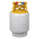 Cilindro Portátil para Refrigerante / 30 lbs (13.6 kg) / 11.9 Litros / Presión 3.0 MPa / Acero HP295 / Válvula de Seguridad Integrada | SIERRA STORE