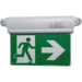Letrero de Salida con Luz de Emergencia / Borde Iluminado con LEDs Blancos / Pictograma Intercambiable / Montaje Pared-Techo-Lateral / | SIERRA STORE