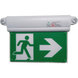 Letrero de Salida con Luz de Emergencia / Borde Iluminado con LEDs Blancos / Pictograma Intercambiable / Montaje Pared-Techo-Lateral / | SIERRA STORE