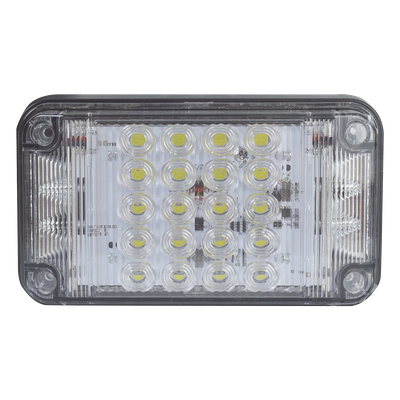 Luz de Advertencia LED / 7x4" / 66 LED / 12 VCC / 1 A / 10 Patrones de Destello / Luz de Trabajo Integrada | SIERRA STORE