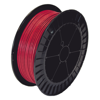 Cable Detector de Calor Lineal / Temperatura Fija 68 °C / Bobina 152 m (498.7 ft) / Recubrimiento Nylon Rojo / Exterior / Guía Acerada | SIERRA STORE