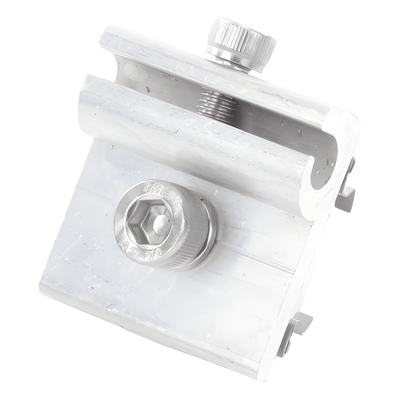 Conector de Tierra Física / Paneles Solares / Riel 5 mm y 8 mm / Instalación Residencial y Comercial | SIERRA STORE