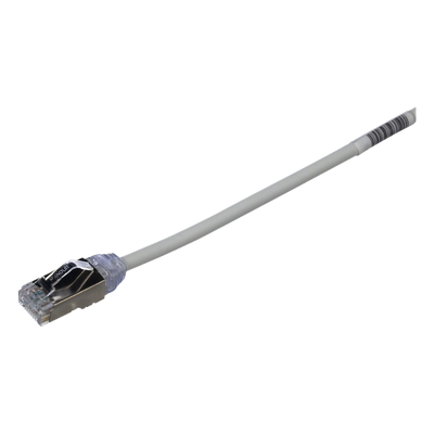 PANDUIT STP28X3MIG - Patch Cord Cat6A / 28 AWG Diámetro Reducido / S/FTP Blindado / CM/LS0H / 3 m (9.84 ft) / Gris | SIERRA STORE